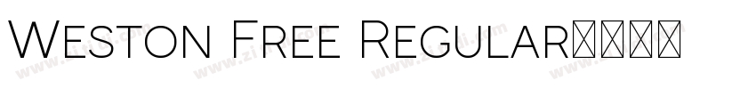 Weston Free Regular字体转换